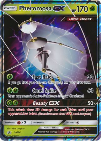 Pheromosa GX (SM66) (Jumbo Card) [Sun & Moon: Black Star Promos] | Shuffle n Cut Hobbies & Games