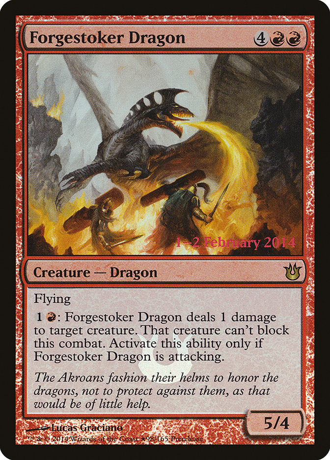 Forgestoker Dragon [Born of the Gods Prerelease Promos] | Shuffle n Cut Hobbies & Games