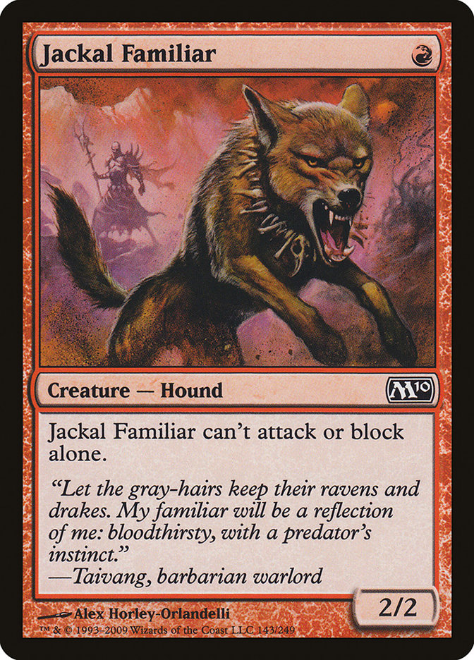 Jackal Familiar [Magic 2010] | Shuffle n Cut Hobbies & Games