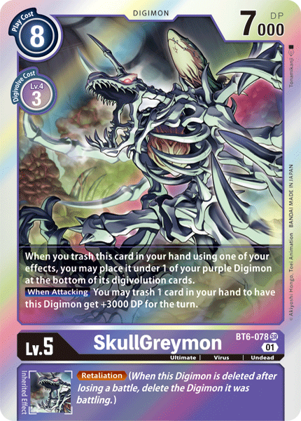 SkullGreymon [BT6-078] [Double Diamond] | Shuffle n Cut Hobbies & Games