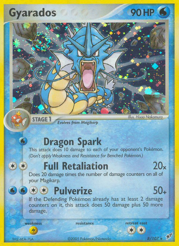 Gyarados (8/107) [EX: Deoxys] | Shuffle n Cut Hobbies & Games
