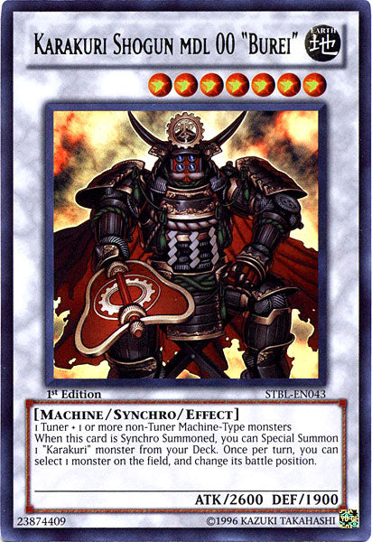Karakuri Shogun mdl 00 Burei [STBL-EN043] Ultra Rare | Shuffle n Cut Hobbies & Games