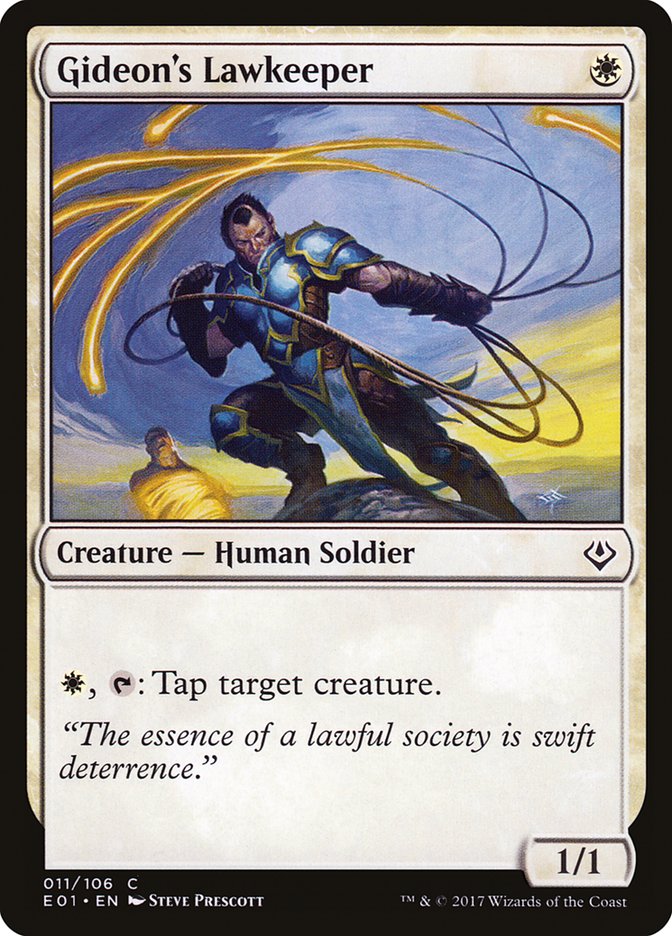 Gideon's Lawkeeper [Archenemy: Nicol Bolas] | Shuffle n Cut Hobbies & Games