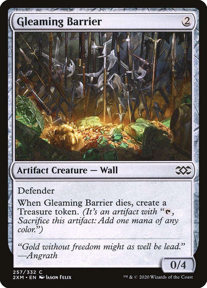 Gleaming Barrier [Double Masters] | Shuffle n Cut Hobbies & Games