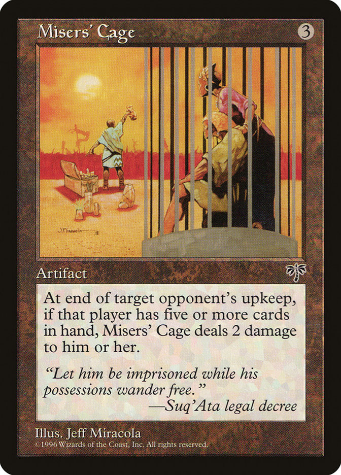 Misers' Cage [Mirage] | Shuffle n Cut Hobbies & Games
