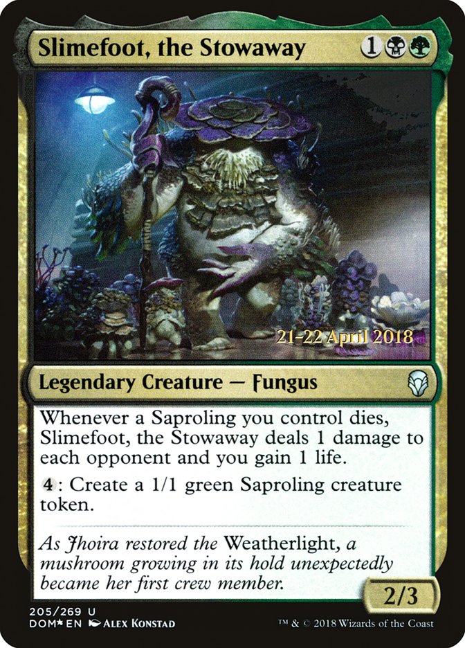 Slimefoot, the Stowaway [Dominaria Prerelease Promos] | Shuffle n Cut Hobbies & Games