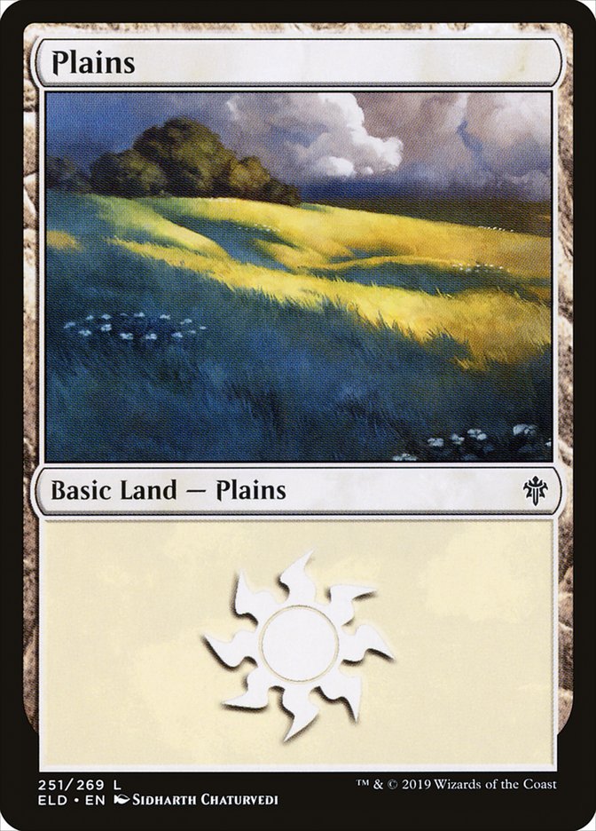 Plains (251) [Throne of Eldraine] | Shuffle n Cut Hobbies & Games