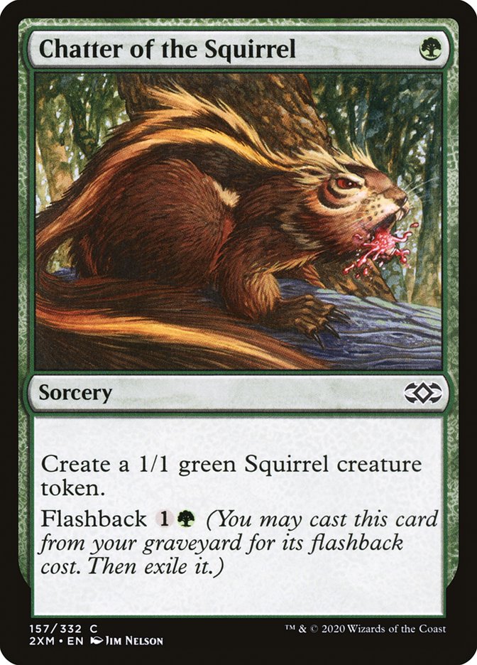 Chatter of the Squirrel [Double Masters] | Shuffle n Cut Hobbies & Games