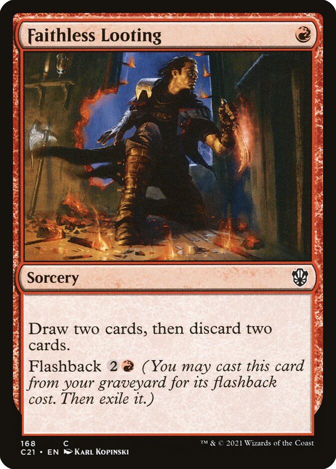 Faithless Looting [Commander 2021] | Shuffle n Cut Hobbies & Games