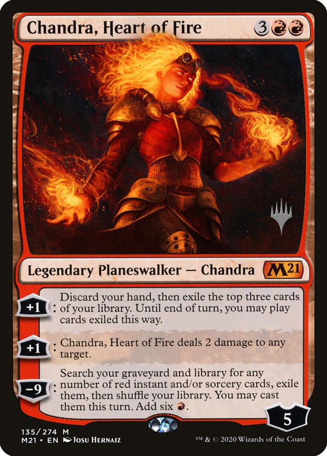 Chandra, Heart of Fire (Promo Pack) [Core Set 2021 Promos] | Shuffle n Cut Hobbies & Games