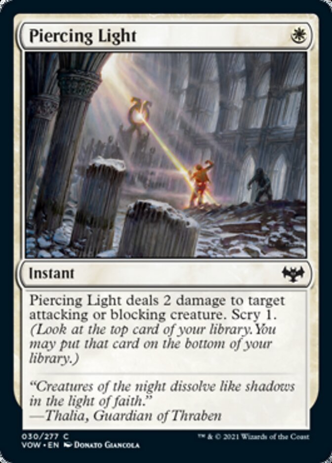 Piercing Light [Innistrad: Crimson Vow] | Shuffle n Cut Hobbies & Games