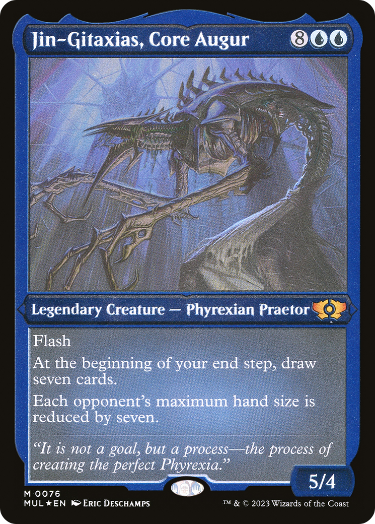 Jin-Gitaxias, Core Augur (Foil Etched) [Multiverse Legends] | Shuffle n Cut Hobbies & Games