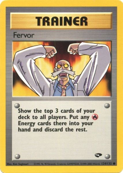 Fervor (124/132) [Gym Challenge Unlimited] | Shuffle n Cut Hobbies & Games