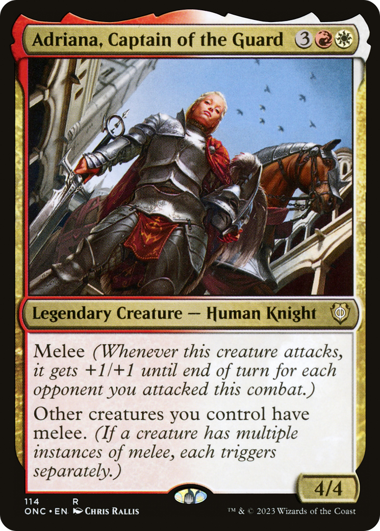 Adriana, Captain of the Guard [Phyrexia: All Will Be One Commander] | Shuffle n Cut Hobbies & Games