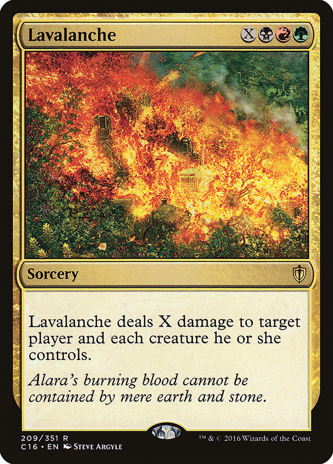 Lavalanche [Commander 2016] | Shuffle n Cut Hobbies & Games