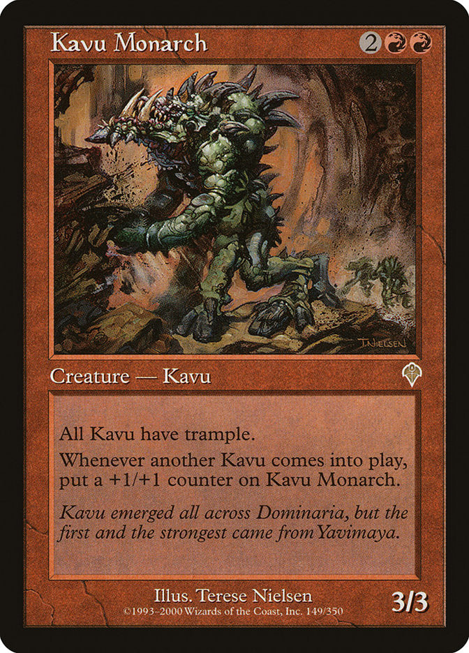 Kavu Monarch [Invasion] | Shuffle n Cut Hobbies & Games