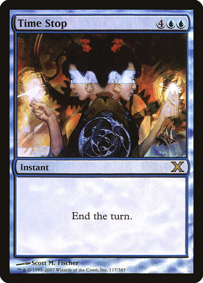 Time Stop (Premium Foil) [Tenth Edition] | Shuffle n Cut Hobbies & Games