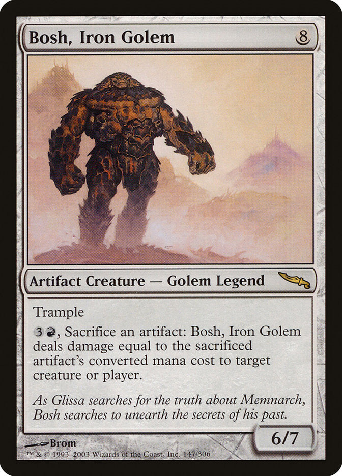 Bosh, Iron Golem [Mirrodin] | Shuffle n Cut Hobbies & Games