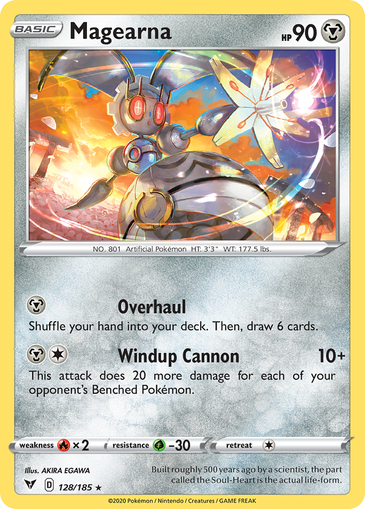 Magearna (128/185) (Theme Deck Exclusive) [Sword & Shield: Vivid Voltage] | Shuffle n Cut Hobbies & Games