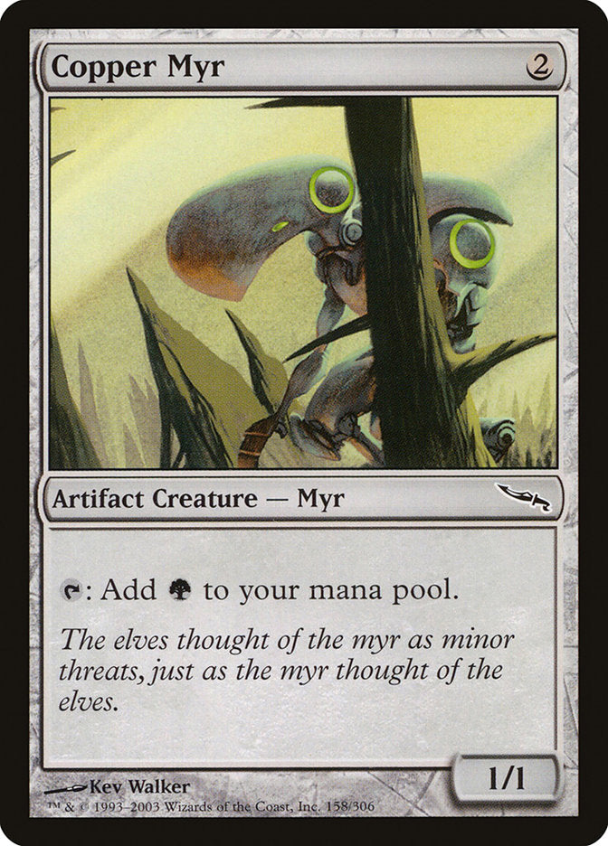 Copper Myr [Mirrodin] | Shuffle n Cut Hobbies & Games