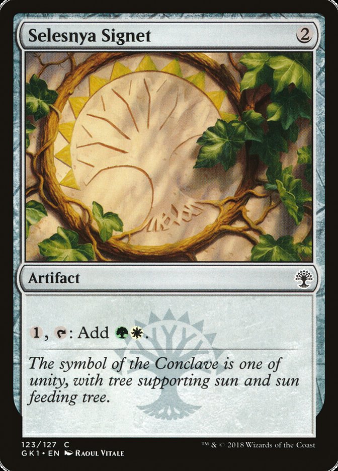 Selesnya Signet [Guilds of Ravnica Guild Kit] | Shuffle n Cut Hobbies & Games