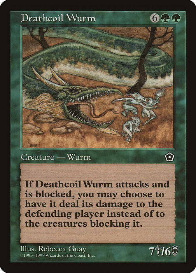 Deathcoil Wurm [Portal Second Age] | Shuffle n Cut Hobbies & Games