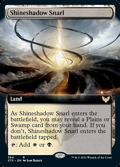 Shineshadow Snarl (Extended Art) [Strixhaven: School of Mages] | Shuffle n Cut Hobbies & Games