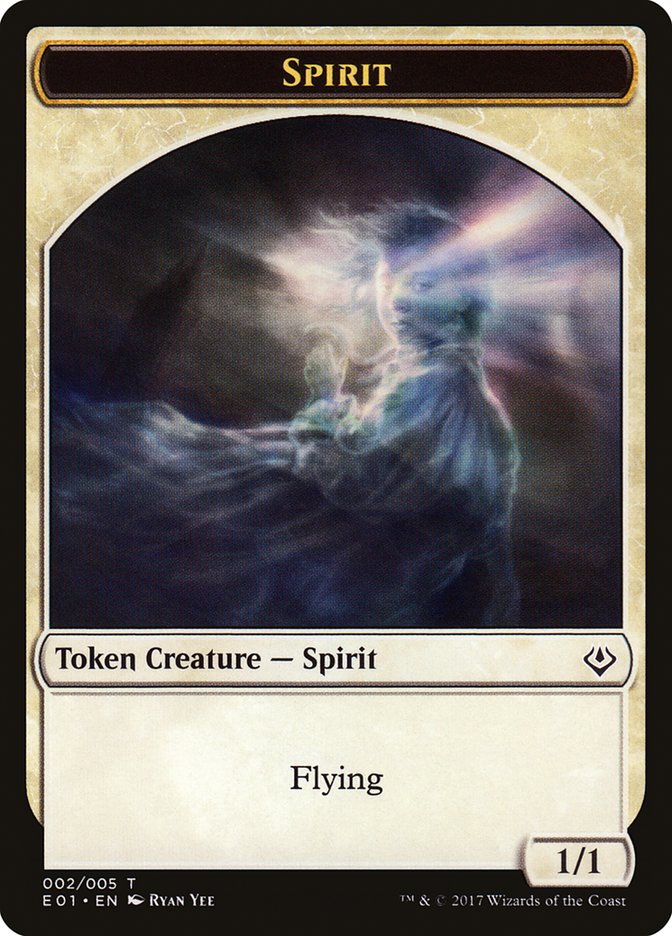Spirit // Soldier Double-Sided Token [Archenemy: Nicol Bolas Tokens] | Shuffle n Cut Hobbies & Games