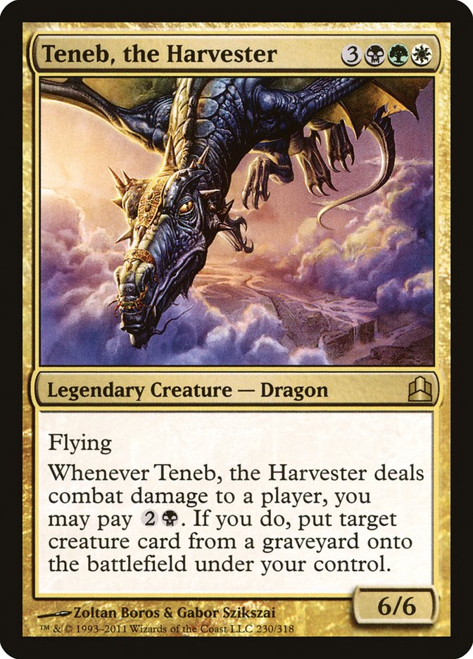 Teneb, the Harvester [Commander 2011] | Shuffle n Cut Hobbies & Games