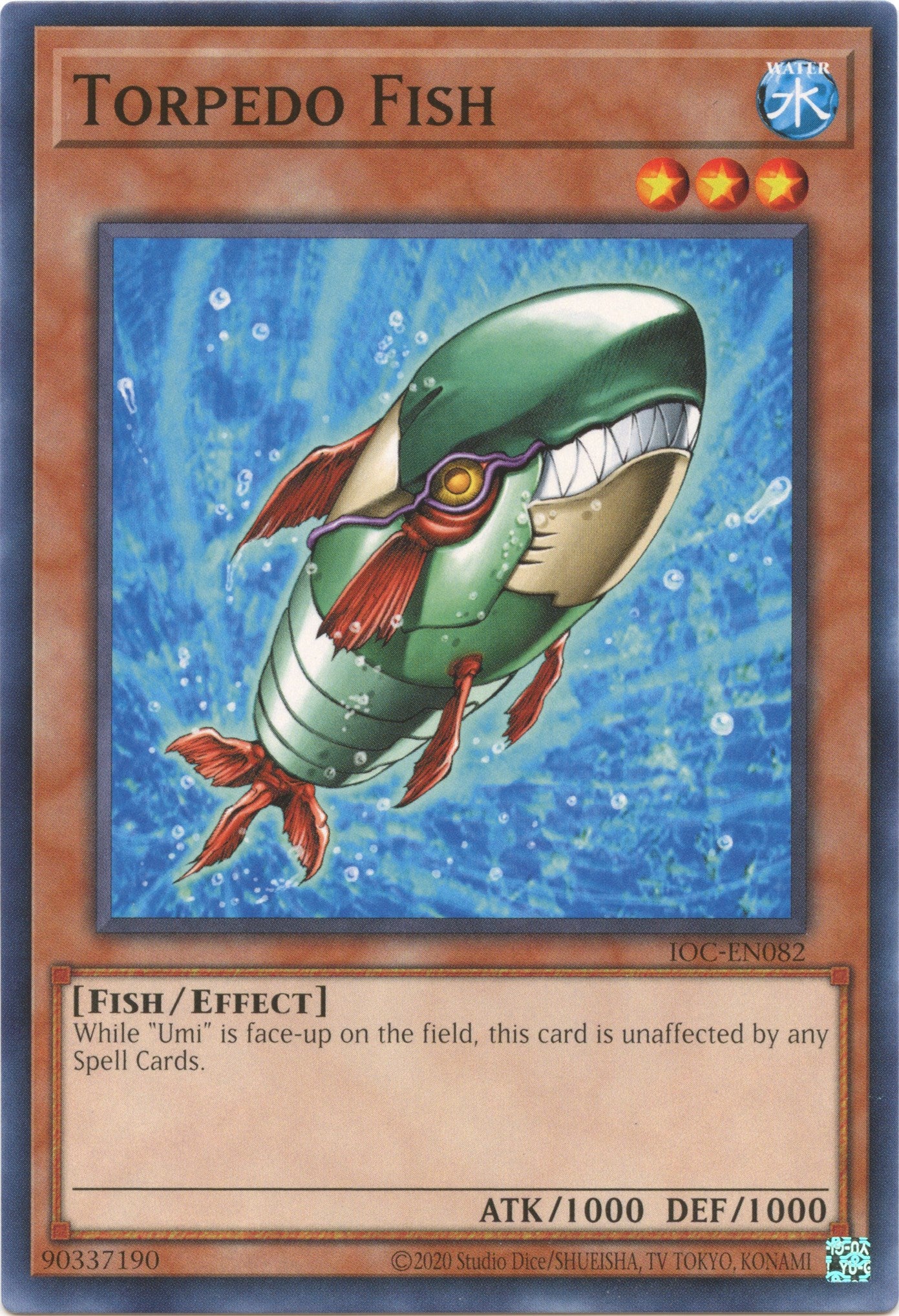 Torpedo Fish (25th Anniversary) [IOC-EN082] Common | Shuffle n Cut Hobbies & Games