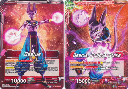 Beerus // Beerus, Furious Strike [BT8-002] | Shuffle n Cut Hobbies & Games