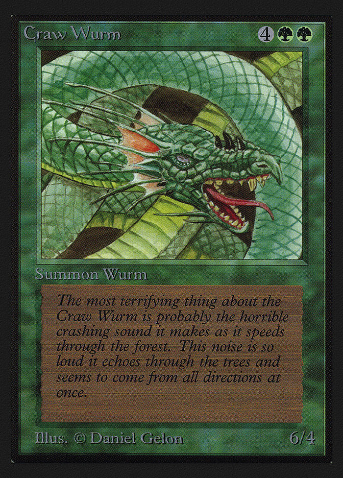 Craw Wurm [International Collectors' Edition] | Shuffle n Cut Hobbies & Games