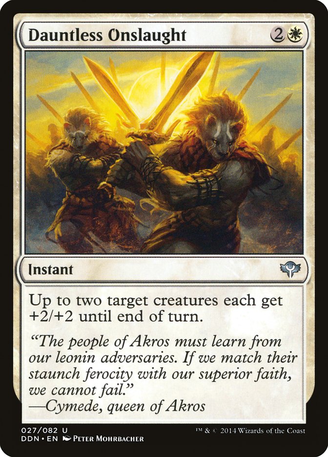 Dauntless Onslaught [Duel Decks: Speed vs. Cunning] | Shuffle n Cut Hobbies & Games