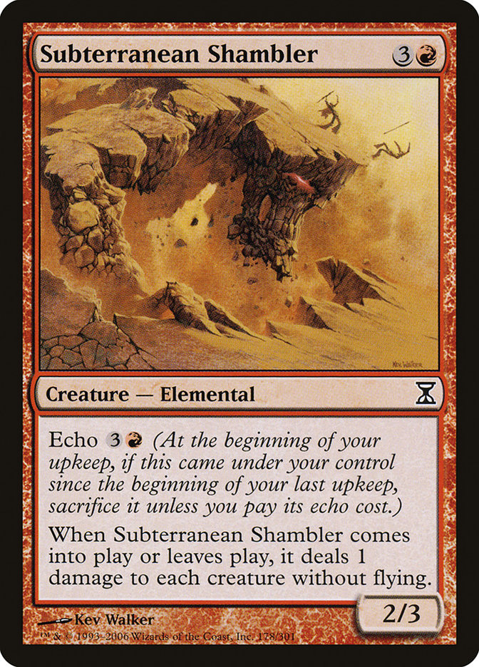 Subterranean Shambler [Time Spiral] | Shuffle n Cut Hobbies & Games