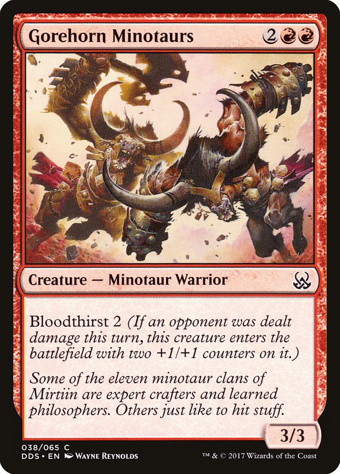 Gorehorn Minotaurs [Duel Decks: Mind vs. Might] | Shuffle n Cut Hobbies & Games