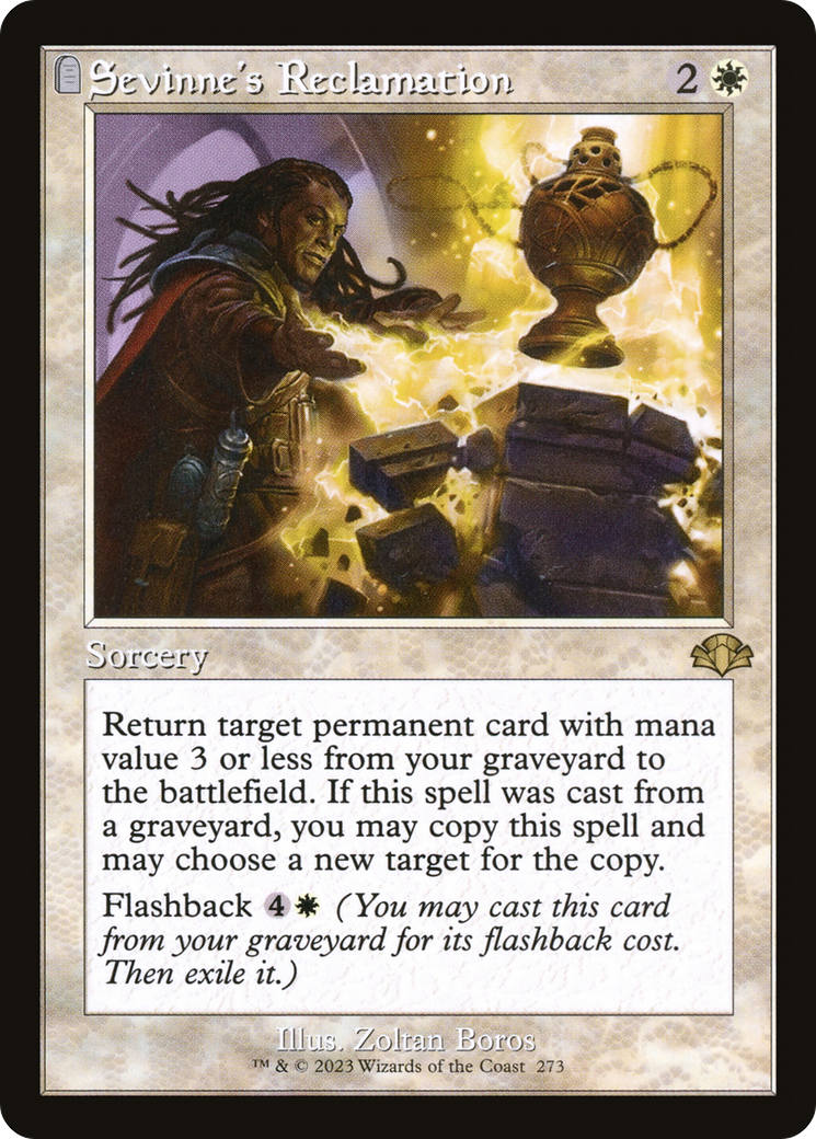 Sevinne's Reclamation (Retro) [Dominaria Remastered] | Shuffle n Cut Hobbies & Games