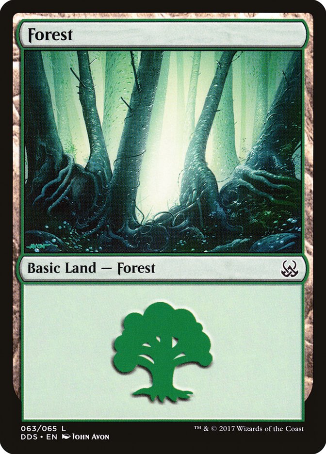 Forest (63) [Duel Decks: Mind vs. Might] | Shuffle n Cut Hobbies & Games