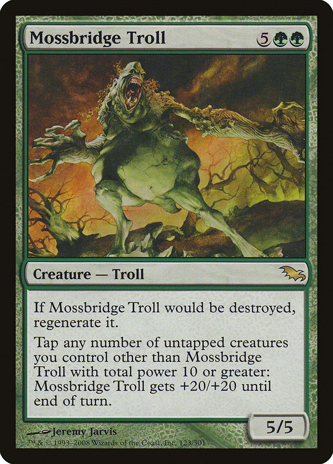 Mossbridge Troll [Shadowmoor] | Shuffle n Cut Hobbies & Games