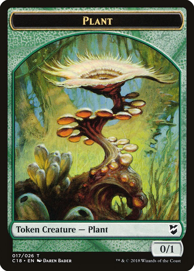 Plant Token [Commander 2018 Tokens] | Shuffle n Cut Hobbies & Games