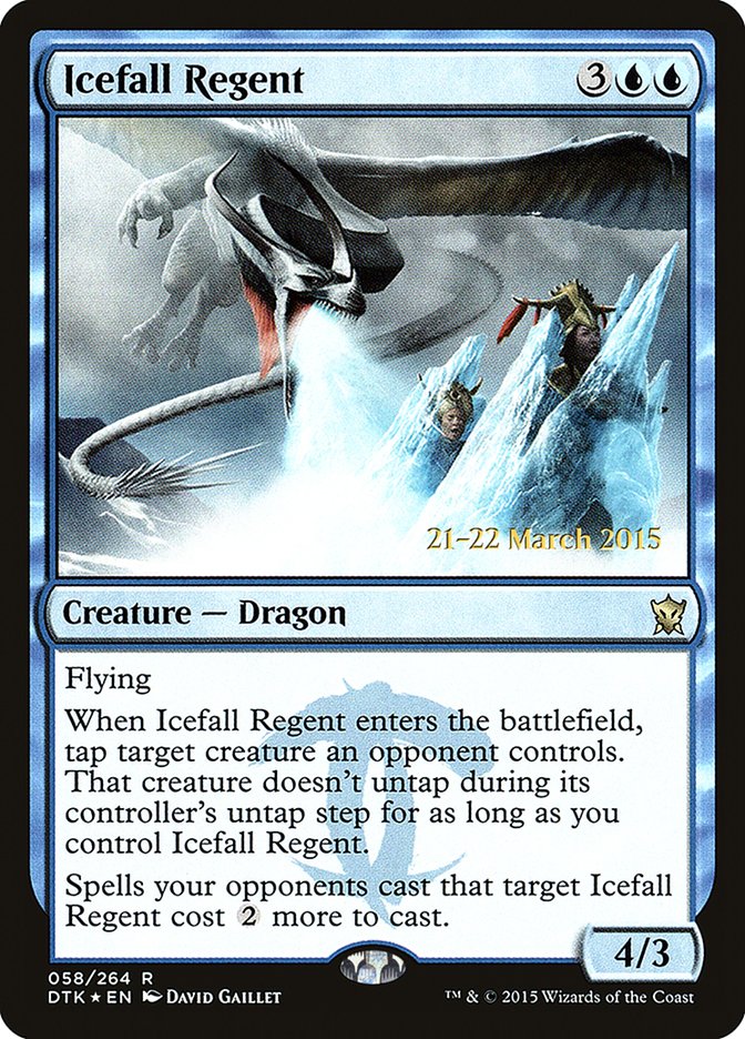 Icefall Regent [Dragons of Tarkir Prerelease Promos] | Shuffle n Cut Hobbies & Games