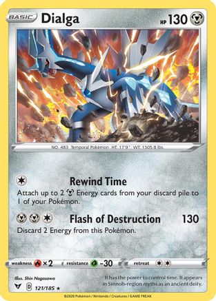 Dialga (121/185) (Theme Deck Exclusive) [Sword & Shield: Vivid Voltage] | Shuffle n Cut Hobbies & Games