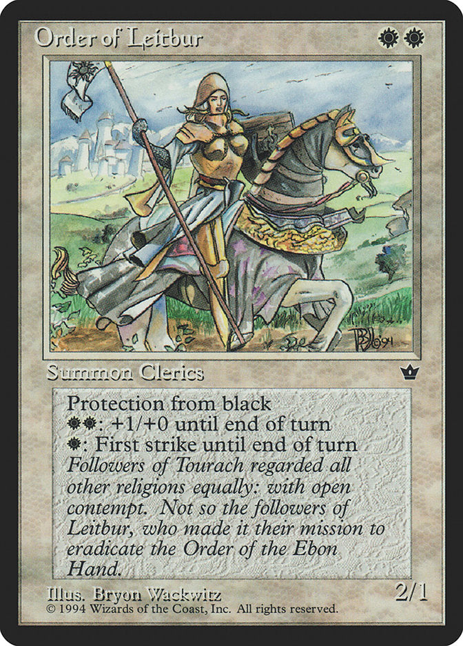 Order of Leitbur (Horse Facing Right) [Fallen Empires] | Shuffle n Cut Hobbies & Games