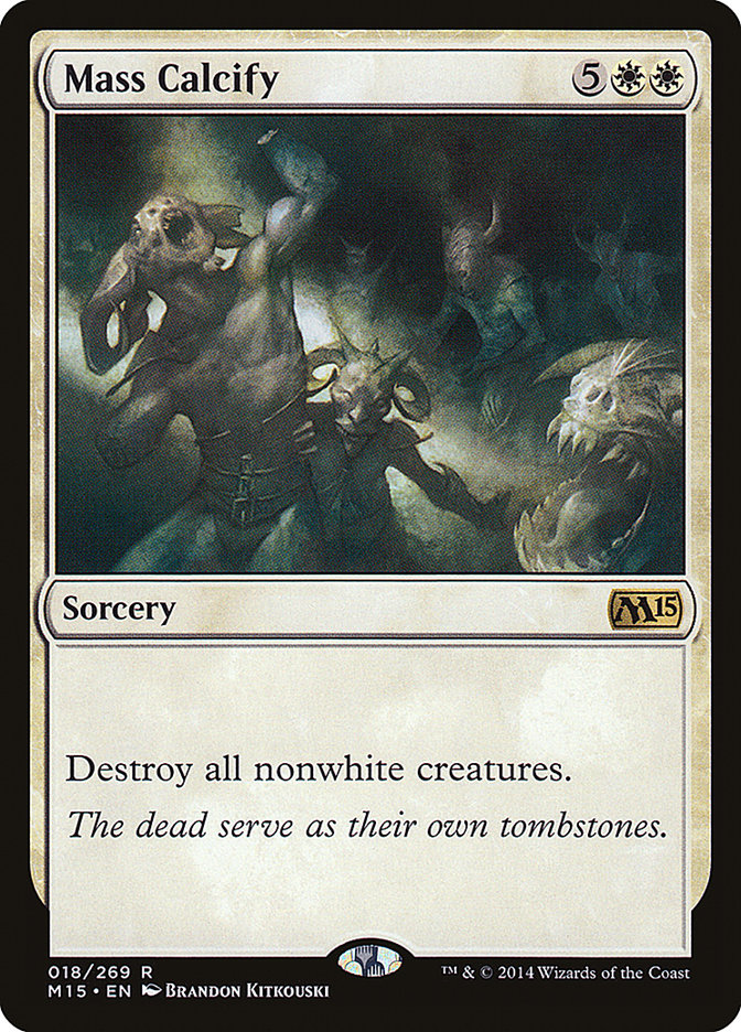 Mass Calcify [Magic 2015] | Shuffle n Cut Hobbies & Games