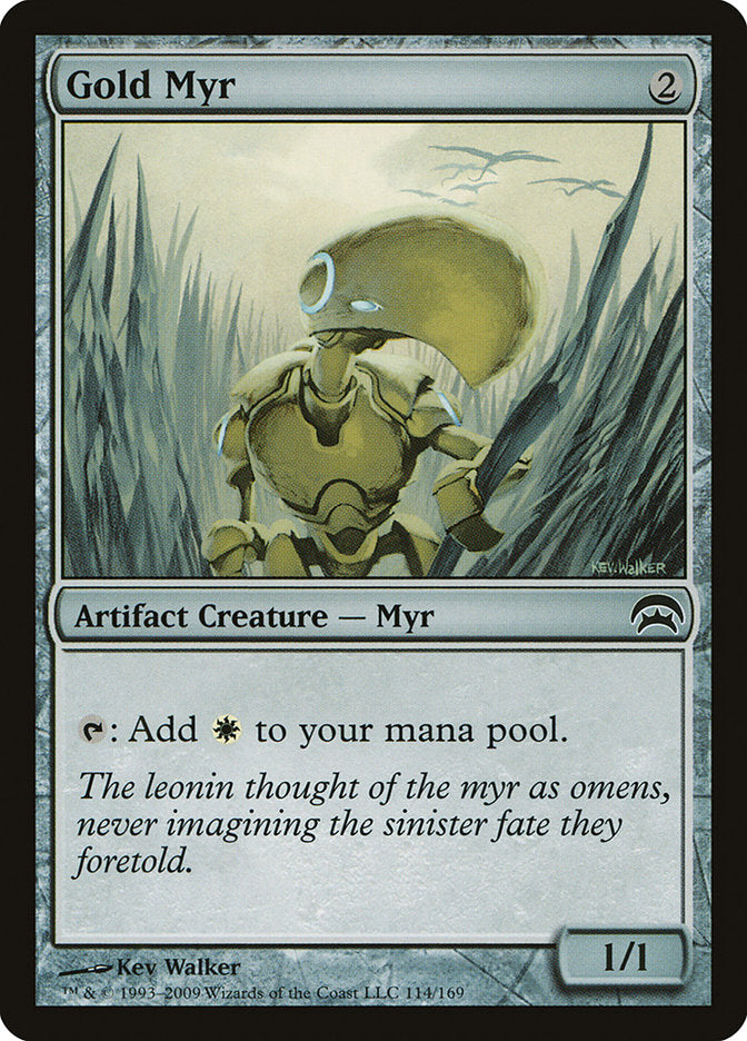 Gold Myr [Planechase] | Shuffle n Cut Hobbies & Games