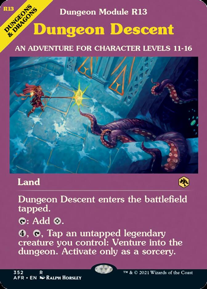 Dungeon Descent (Dungeon Module) [Dungeons & Dragons: Adventures in the Forgotten Realms] | Shuffle n Cut Hobbies & Games