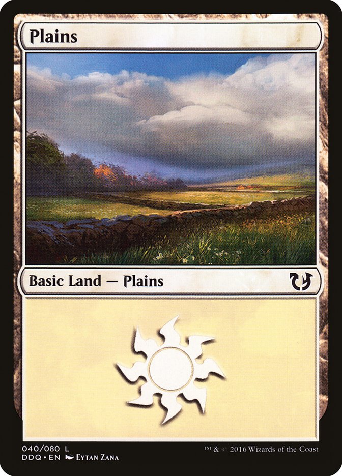 Plains (40) [Duel Decks: Blessed vs. Cursed] | Shuffle n Cut Hobbies & Games