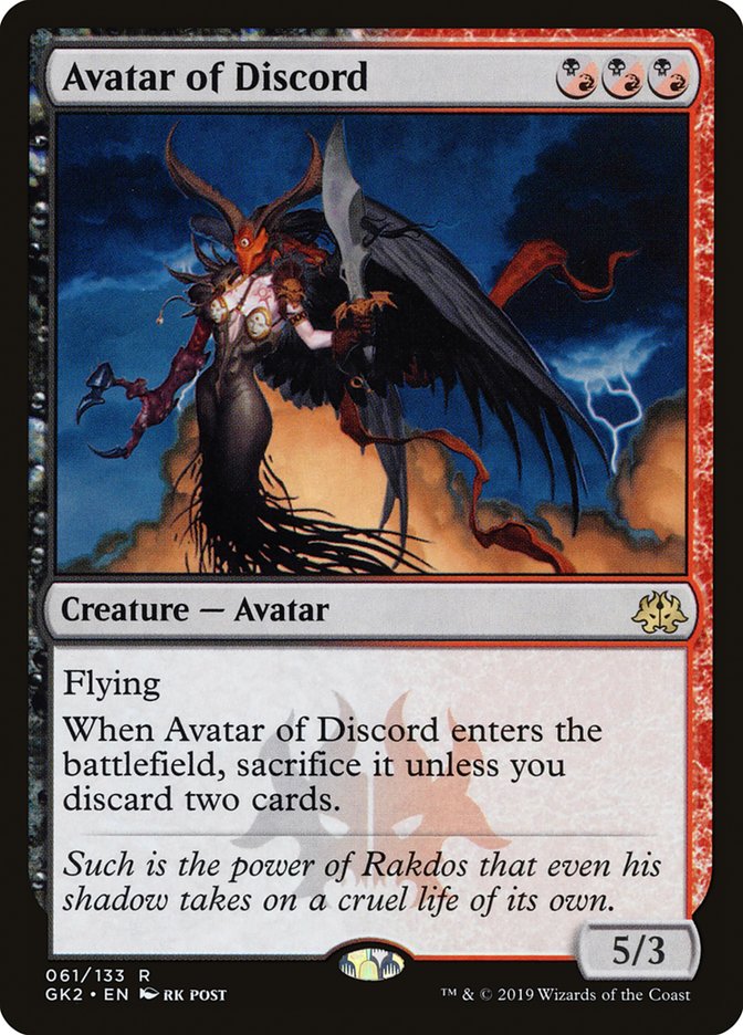 Avatar of Discord [Ravnica Allegiance Guild Kit] | Shuffle n Cut Hobbies & Games