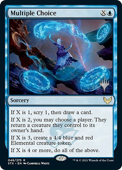 Multiple Choice (Promo Pack) [Strixhaven: School of Mages Promos] | Shuffle n Cut Hobbies & Games