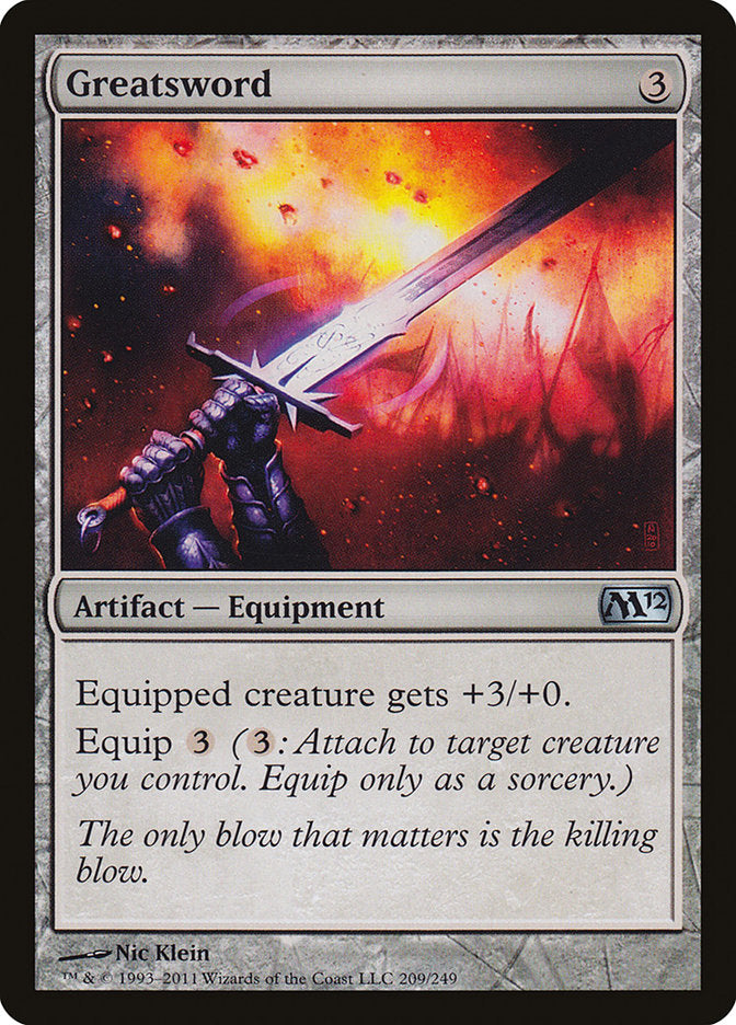 Greatsword [Magic 2012] | Shuffle n Cut Hobbies & Games
