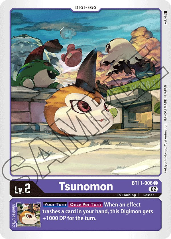 Tsunomon [BT11-006] [Dimensional Phase] | Shuffle n Cut Hobbies & Games